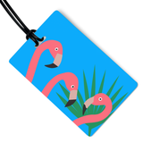 Flamingos Forever Luggage Tag