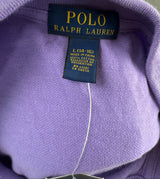 Polo Ralph Lauren Youth Boys Purple Cotton Polo Shirt Large NEW