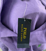 Polo Ralph Lauren Youth Boys Purple Cotton Polo Shirt Large NEW
