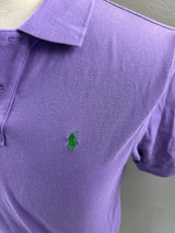 Polo Ralph Lauren Youth Boys Purple Cotton Polo Shirt Large NEW
