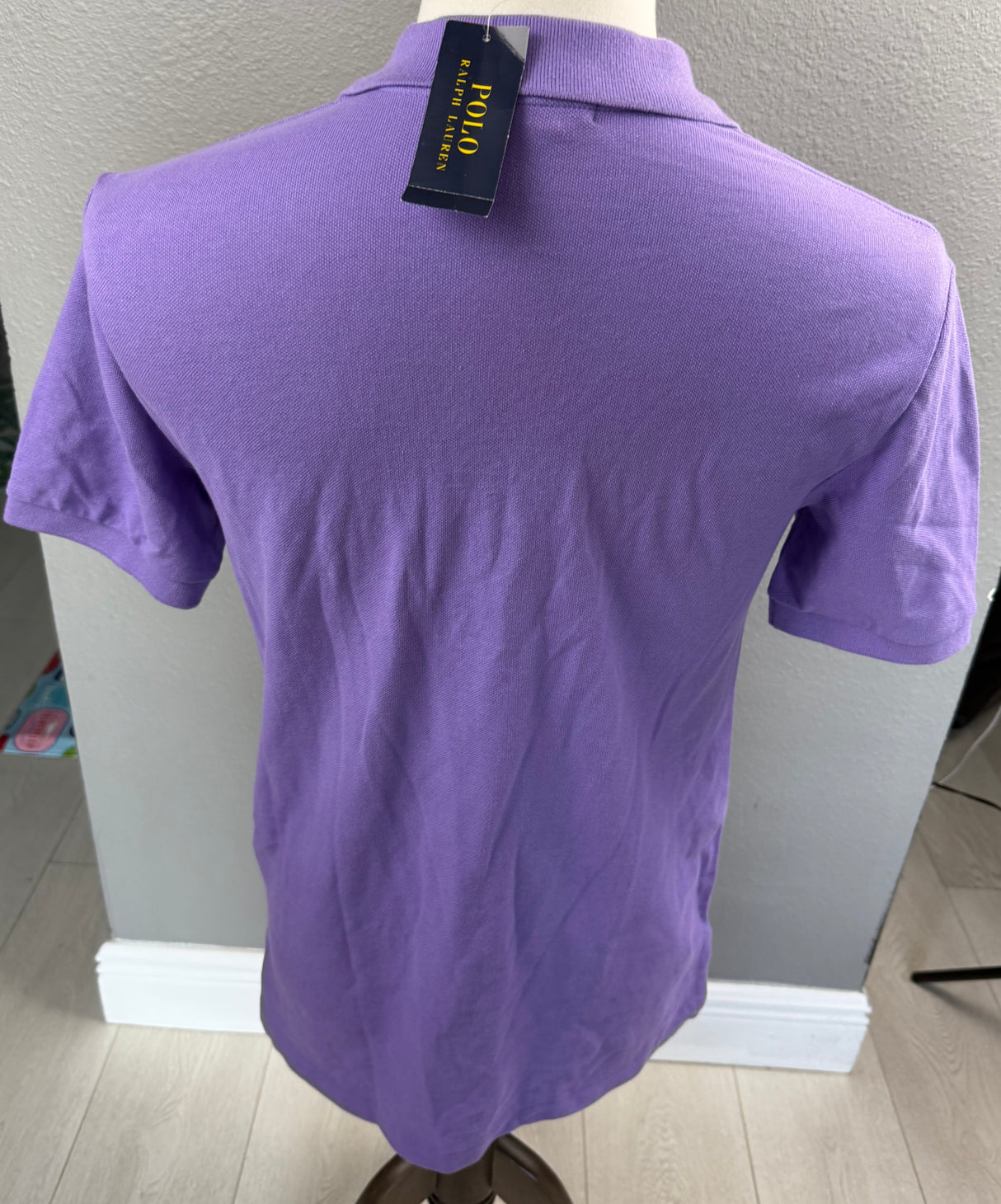Polo Ralph Lauren Youth Boys Purple Cotton Polo Shirt Large NEW