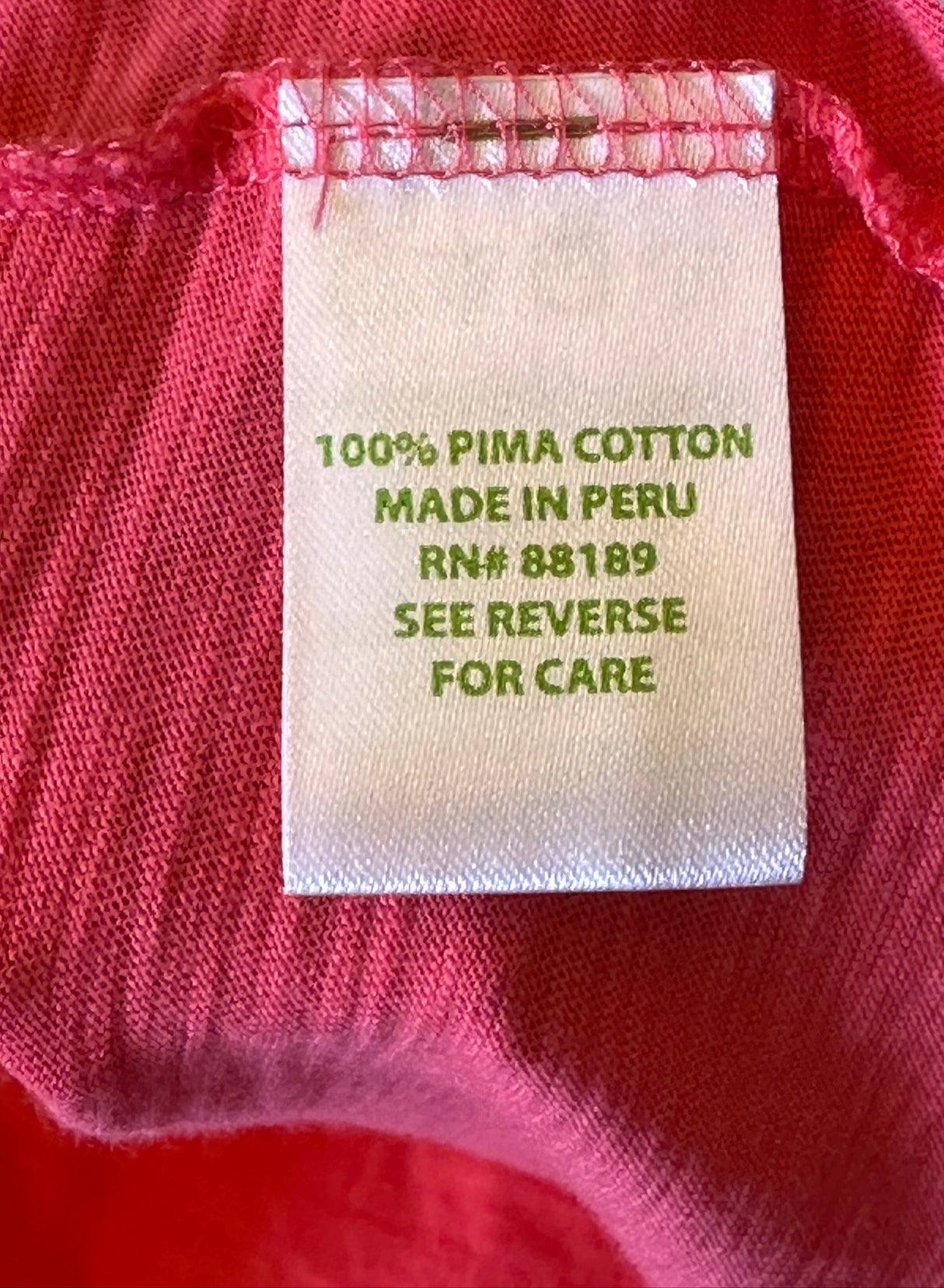 Lilly Pulitzer 100% Pima Cotton Hot Pink Preloved T Shirt Dress Medium*