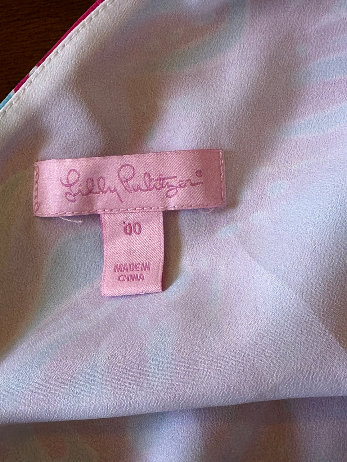 Lilly Pulitzer Marlee One Shoulder 100% Silk Preloved Dress Size 00*
