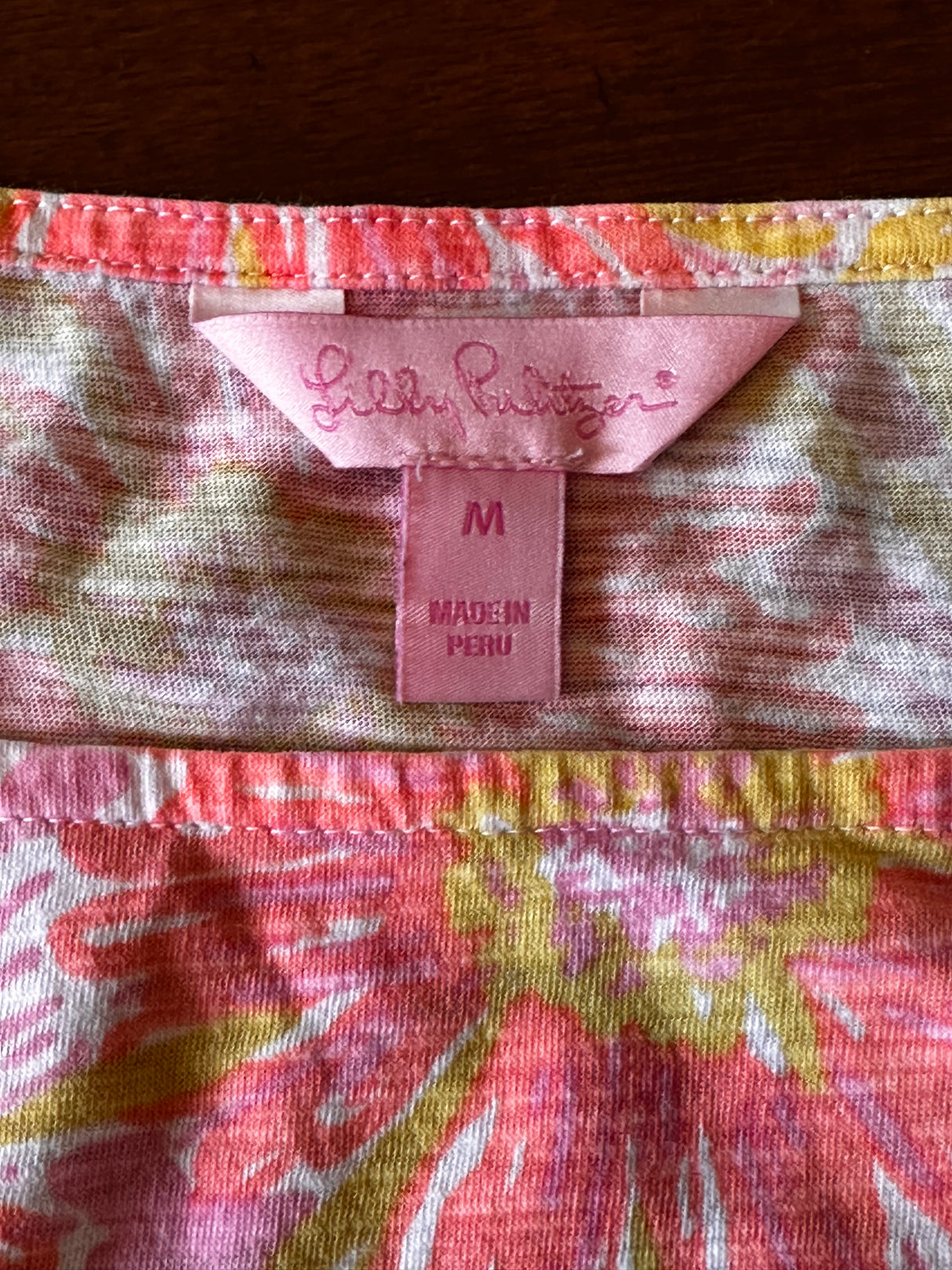 Lilly Pulitzer Carmine Sunkiss 100% Cotton Preloved Cover Up Dress Medium*