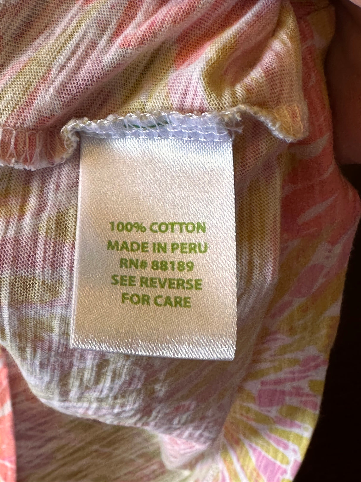 Lilly Pulitzer Carmine Sunkiss 100% Cotton Preloved Cover Up Dress Medium*