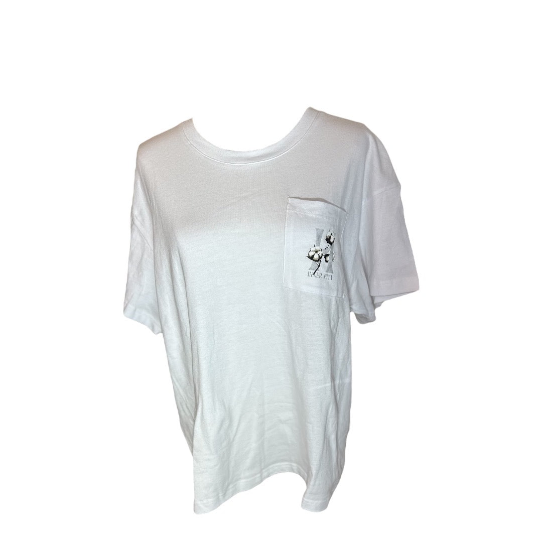 Honor The Gift Inner City White Womens PocketTee Size Large