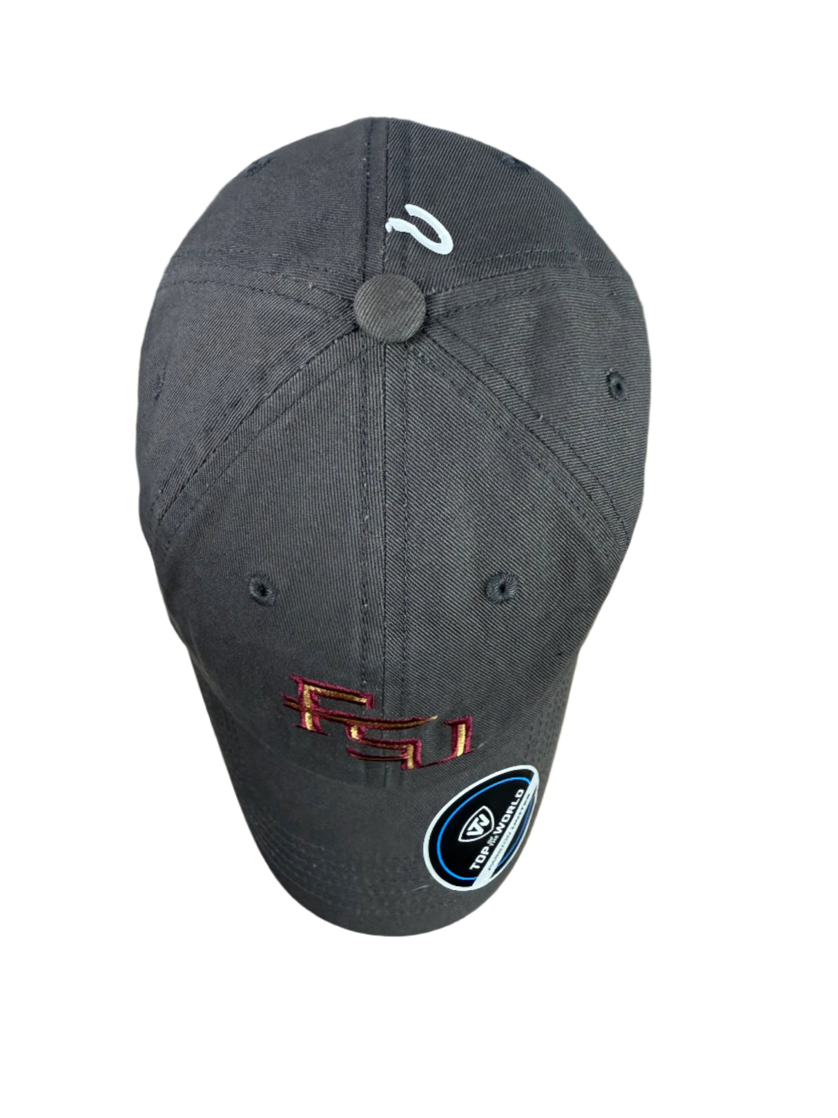 Top of the World Florida State University Seminoles Charcoal Grey Adjustable Hat