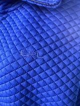 Lauren Ralph Lauren Blue Activewear Quilted Full Zip Preloved Vest XL*