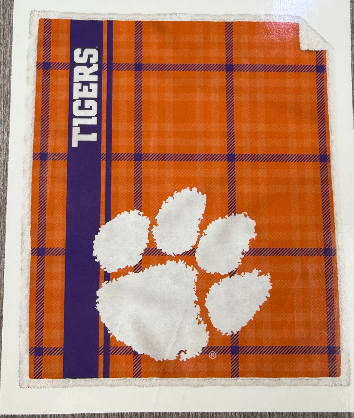 Ultra Fleece Sherpa Backed University of Clemson Tigers Oversized Blanket 60"x70" NWT