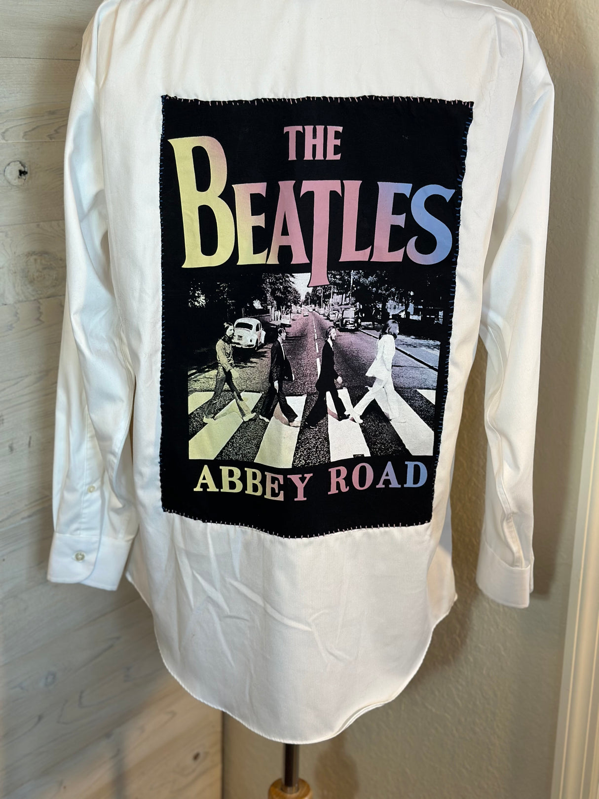 2Sistahs Take2 The Beatles Abbey Road Oversized Unisex Logo Shirt*