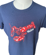 Nautical Navy Maine Lobster Tee