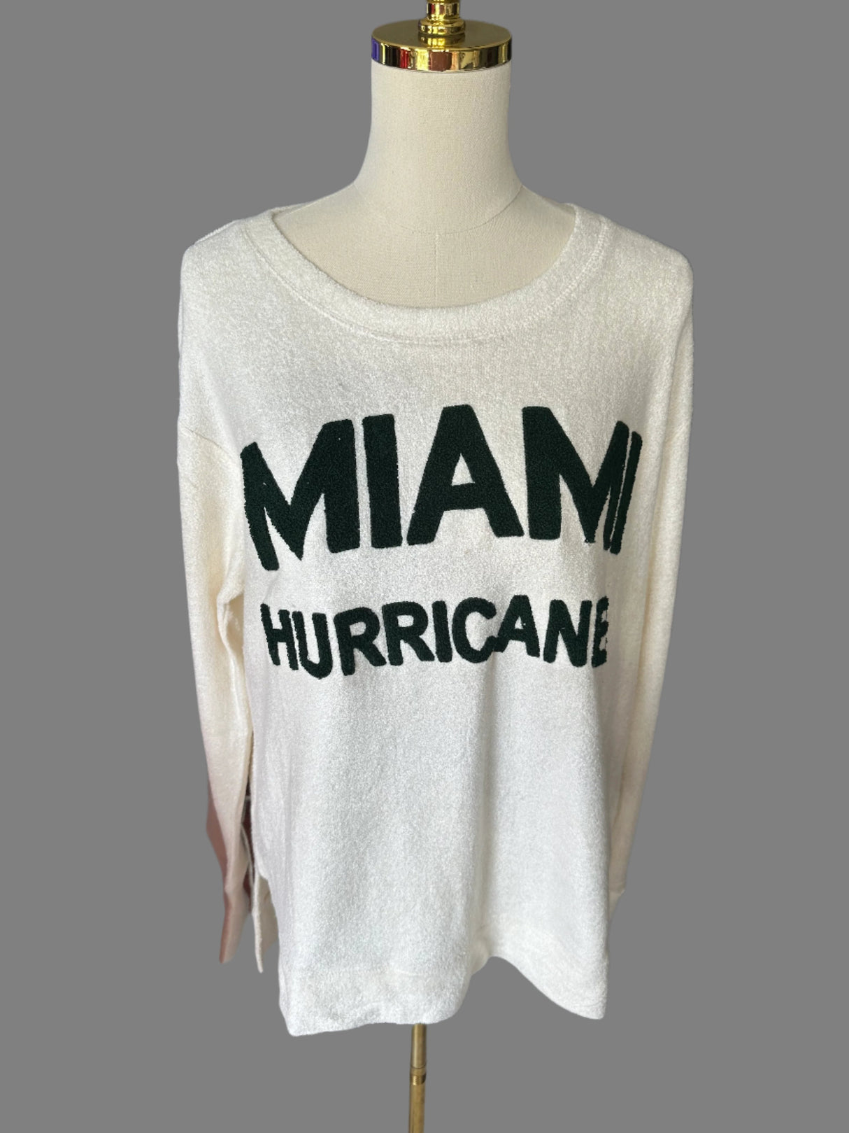 Three Square Miami Hurricanes Womens Cooper Crewneck