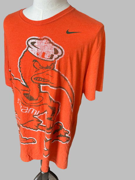 Nike Miami Hurricanes Vintage Macot Tee*