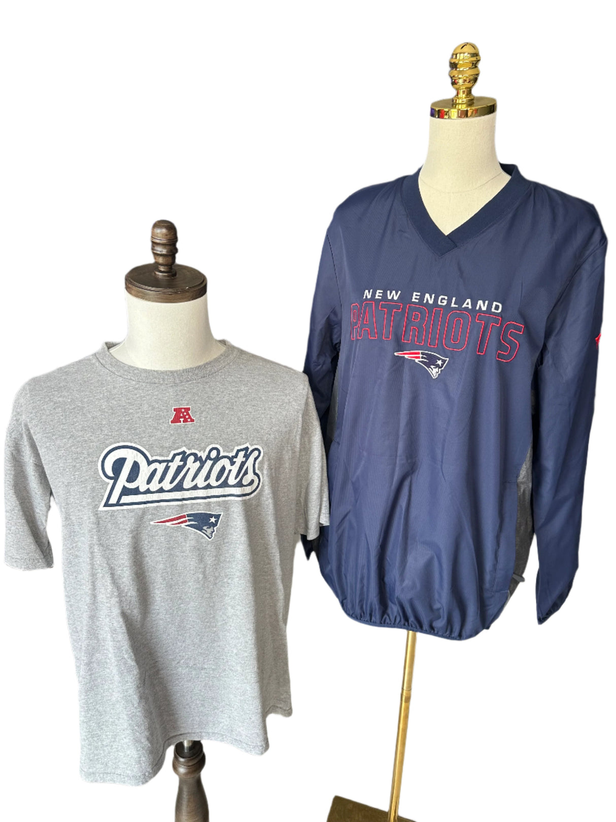 Fanatics New England Patriots V-Neck Vintage Pullover