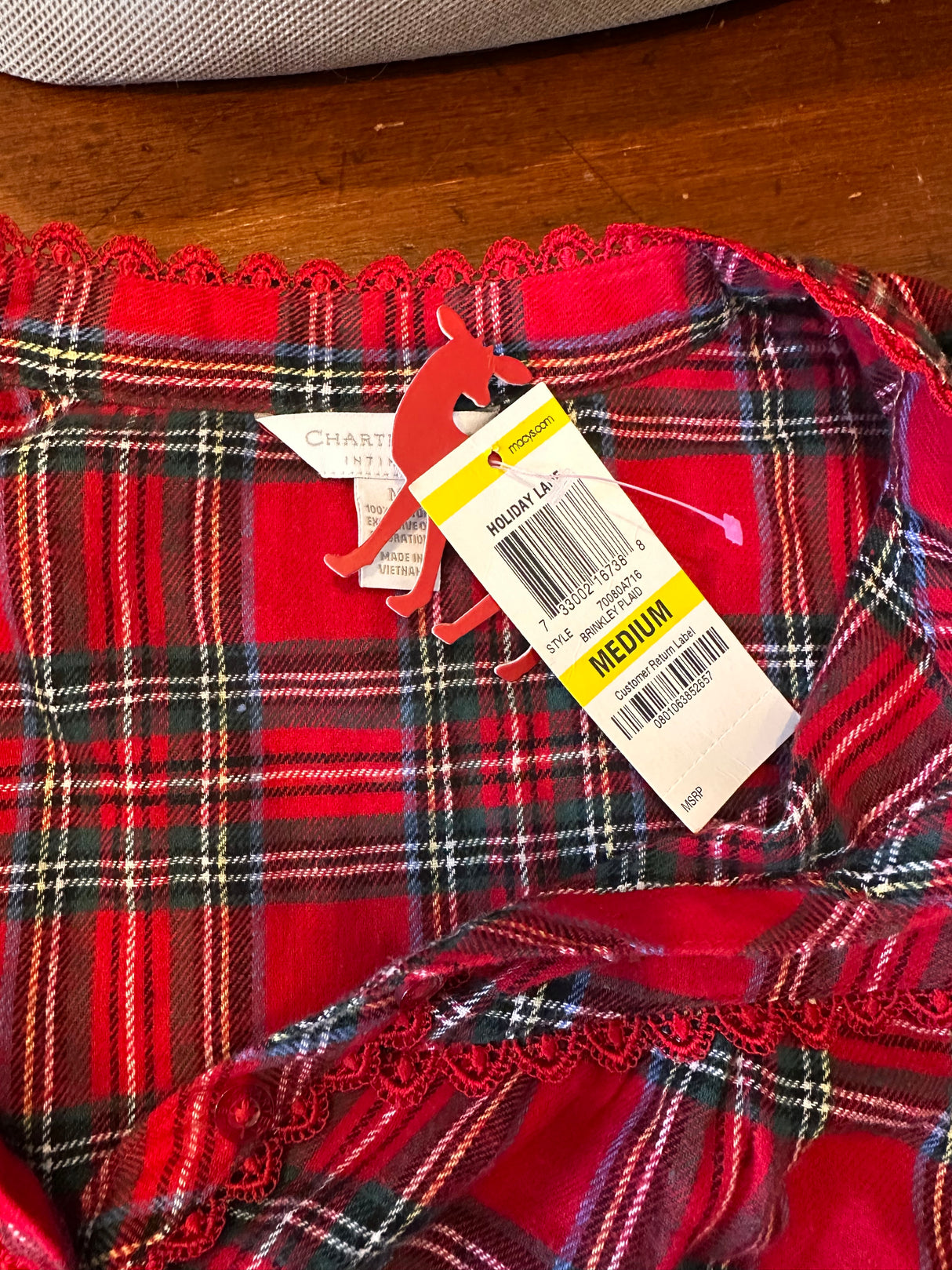 Charter Club Christmas Holiday Flannel Sleepwear Size Medium