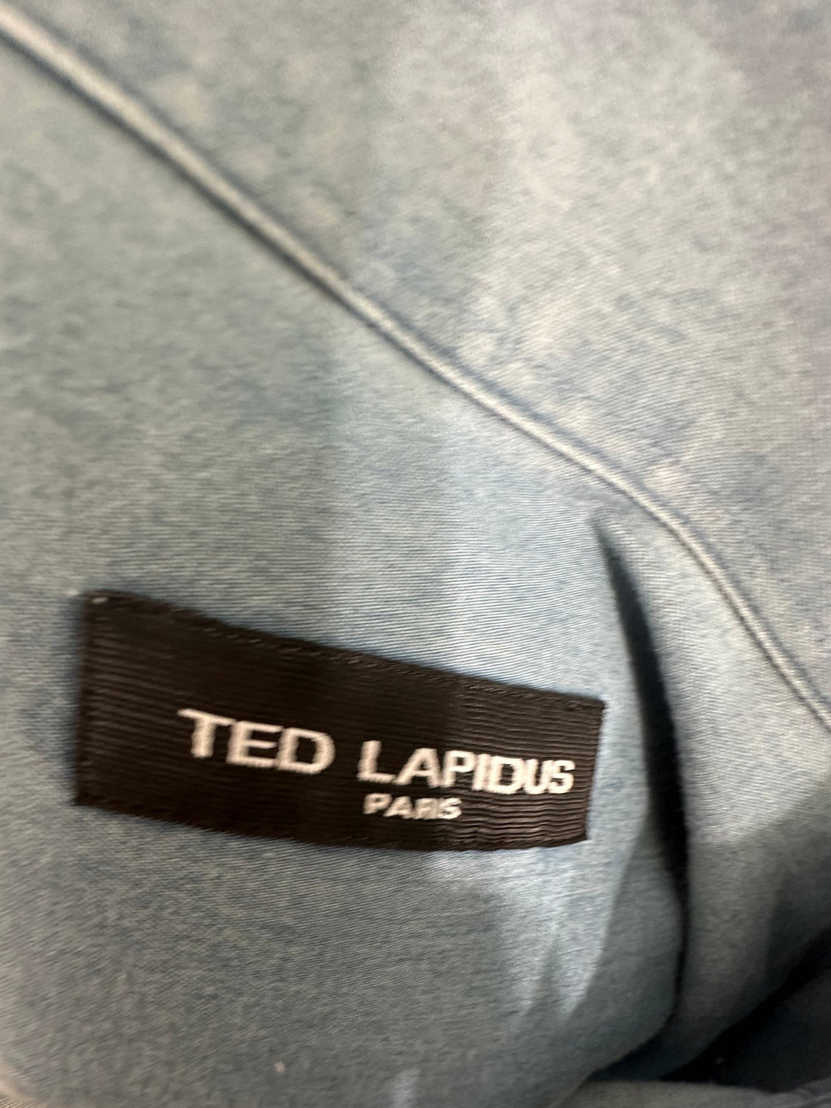 Ted Lapidus Paris Lightweight Denim Mens City Shirt XXL