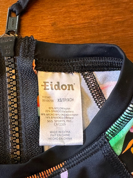 Eidon Flamingo One Piece Dakota Long Sleeve Paddlesuit Swim Shorts Preloved XS*