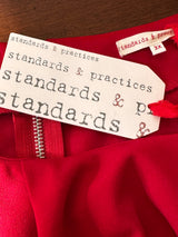 Standards & Practices Christmas Holiday Red Bell Sleeve Dress 3X