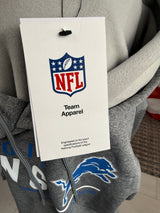 Nike Therma Fit NFL Detroit Lions Grey Hoodie Mens Size 3XL New