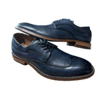 Stacey Adams Fletcher Wingtip Oxford Blue Mens Size 8.5