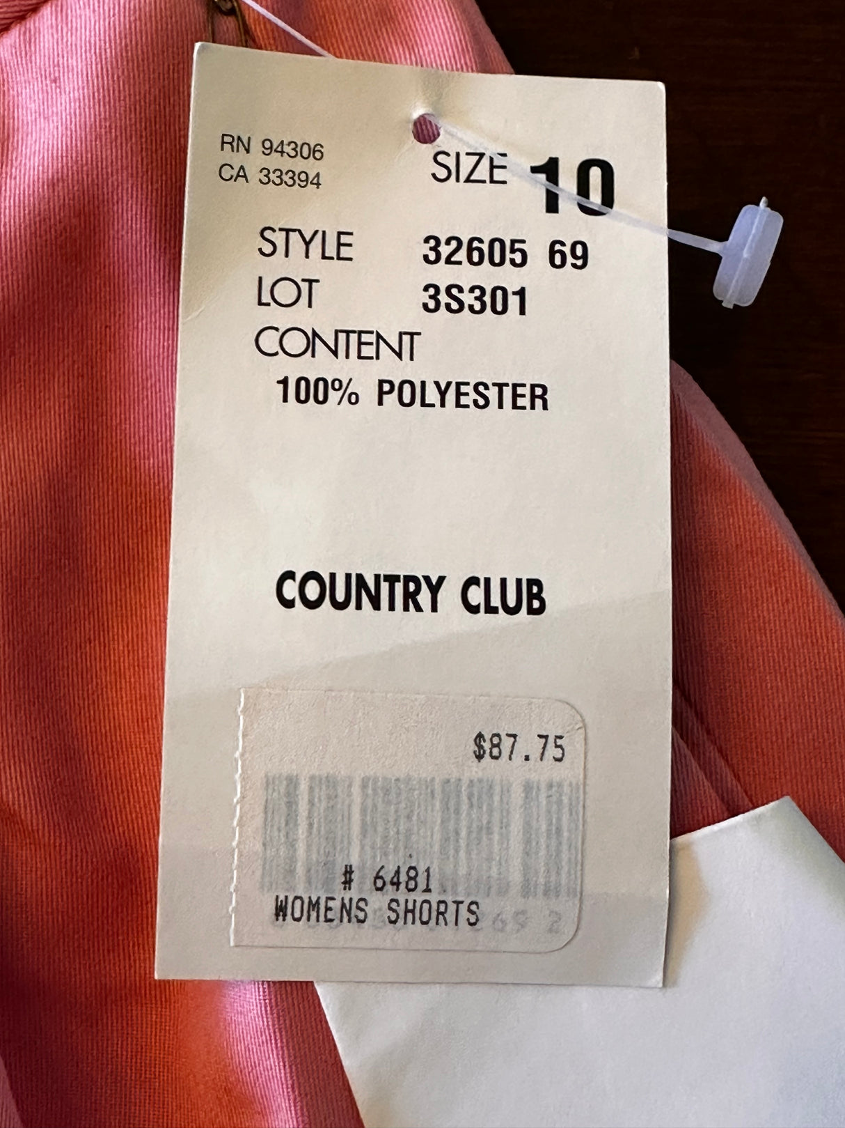 Ralph Lauren Polo Sport VINTAGE Womens Country Club Golf Shorts 10 NEW