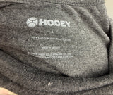 Hooey Aztec Logo Mens Cotton Grey Tee Size Large New