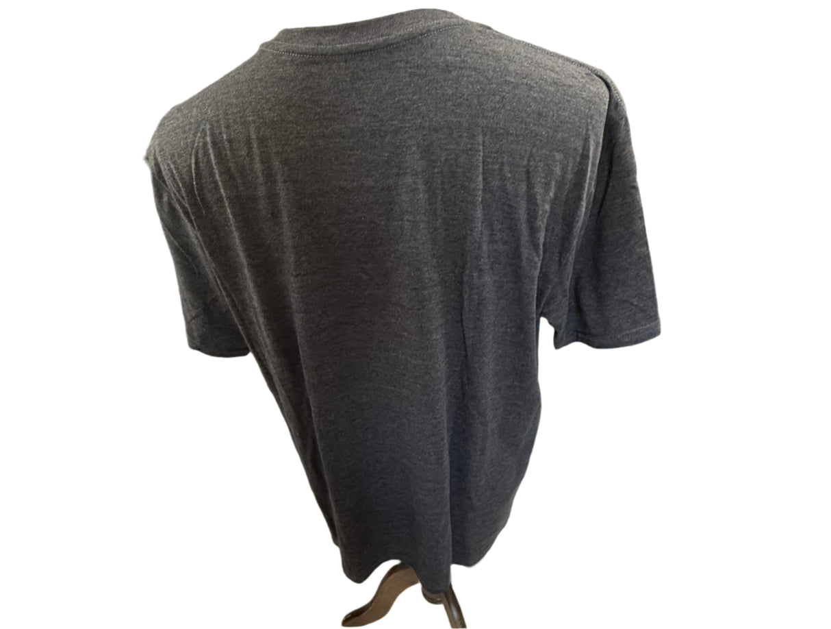 Hooey Aztec Logo Mens Cotton Grey Tee Size Large New