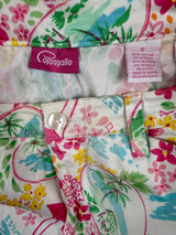Pappagallo Flamingo Tropical Cotton Vintage Pants Size 6*