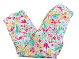 Pappagallo Flamingo Tropical Cotton Vintage Pants Size 6*