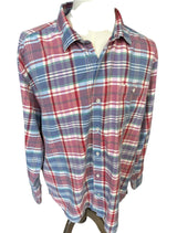 Tommy Bahama Plaid Vintage Preloved Mens Oxford Size XXL*