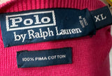 Polo Ralph Lauren 100% Pima Cotton Mens Vintage Sweater Size XL*