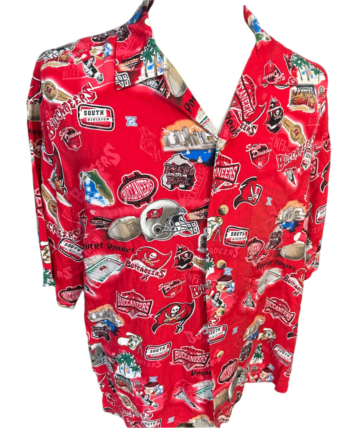 Tamp Bay Buccaneers Tropical Mens Vintage Shirt*