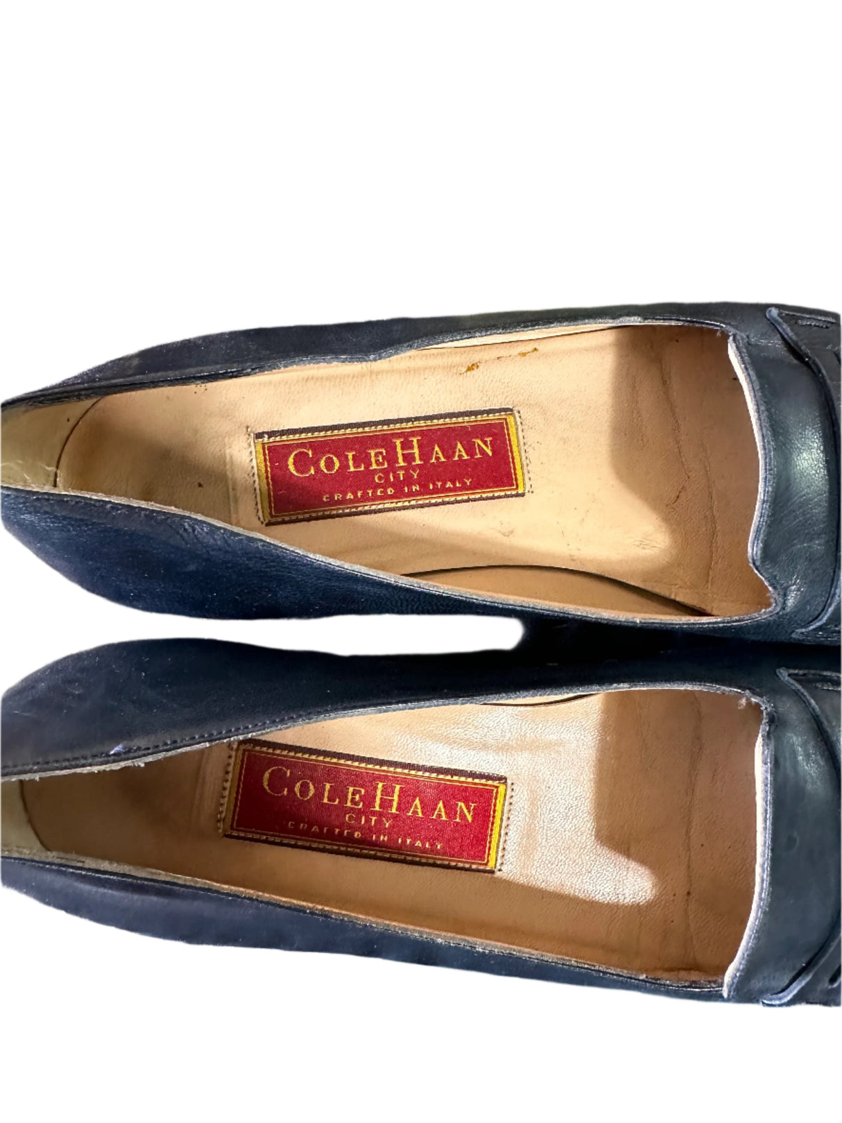 Cole Haan Navy Leather Vintage Loafers Size 7*