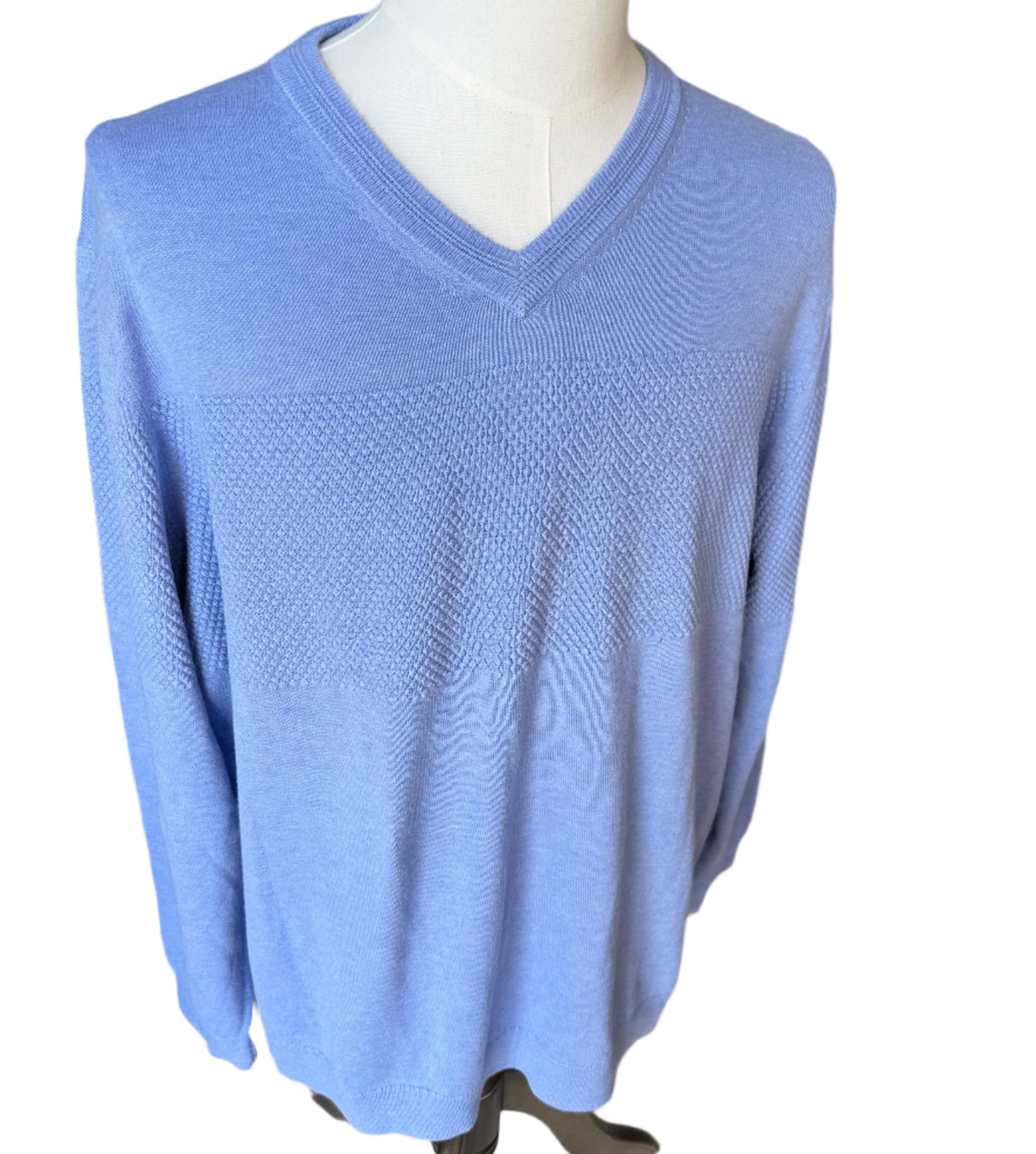 Tommy Bahama Island Zone Blue  Mens Coolmax Preloved Sweater 2XL*