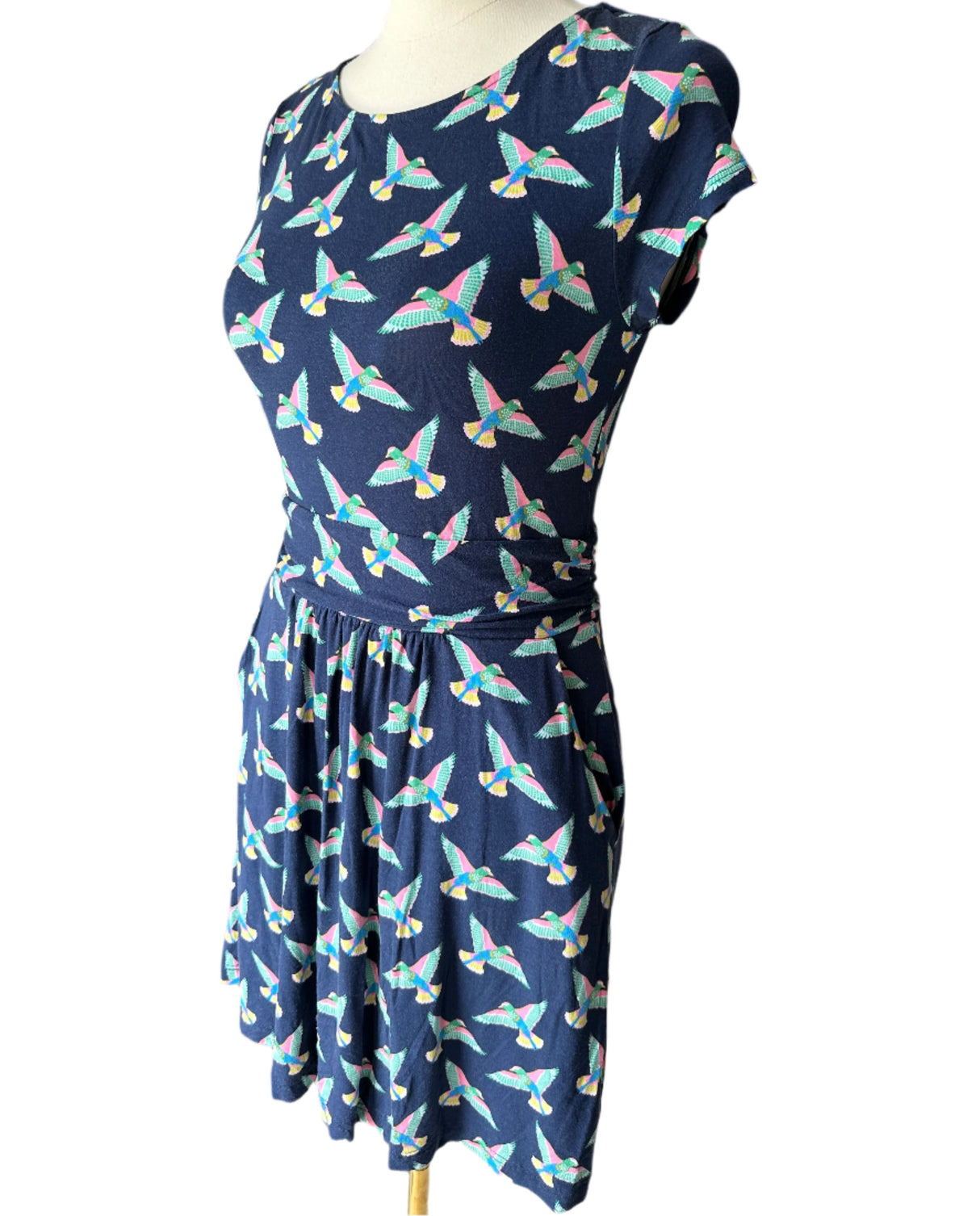 Boden Amelie Butterfly Petite Vintage Jersey Dress Size 6P*