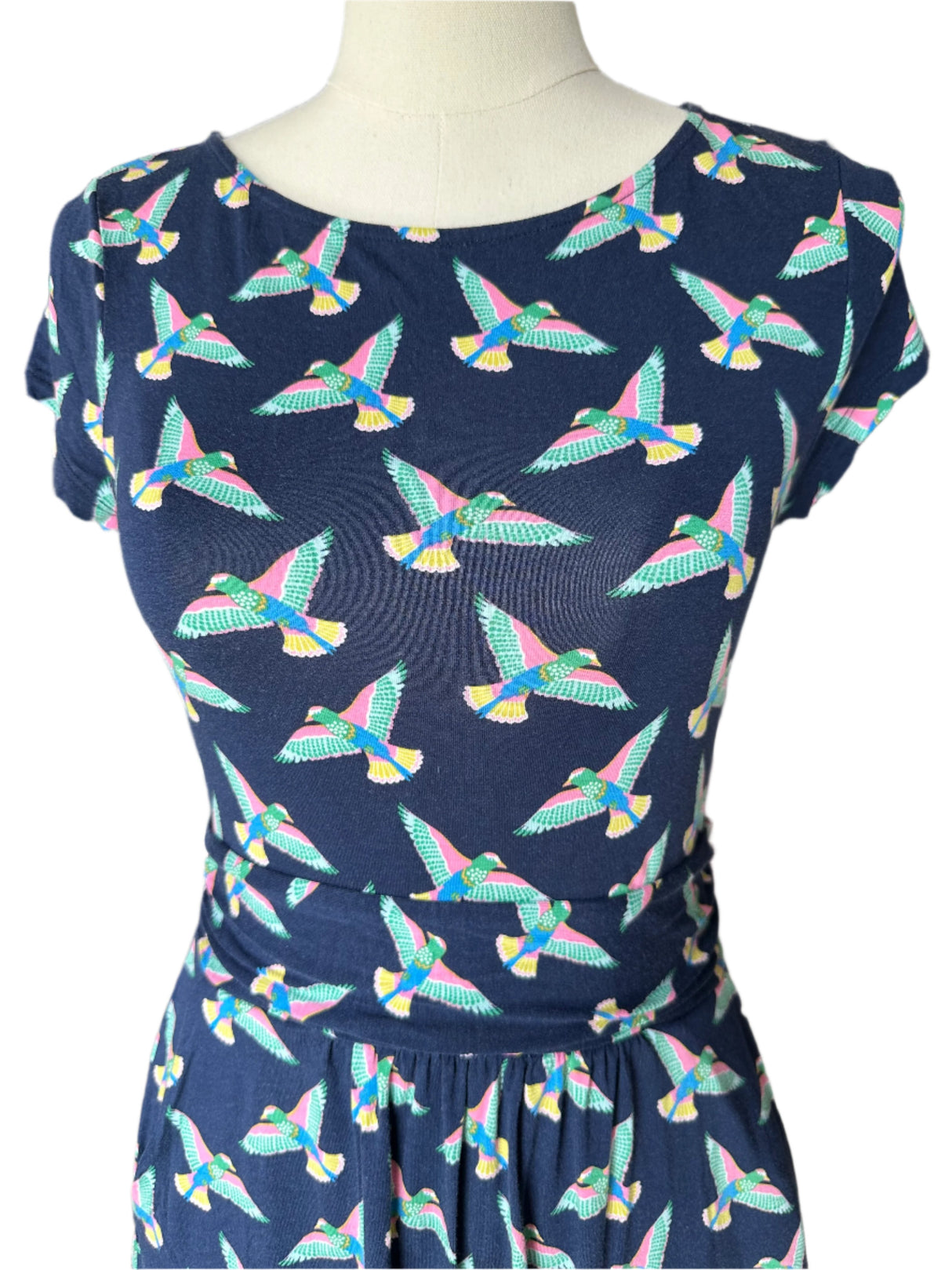 Boden Amelie Butterfly Petite Vintage Jersey Dress Size 6P*