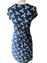 Boden Amelie Butterfly Petite Vintage Jersey Dress Size 6P*