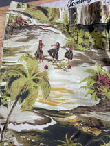Tommy Bahama Cotton Tropical Island Print Preloved Shorts Size 34* 10"*