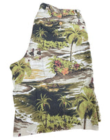 Tommy Bahama Cotton Tropical Island Print Preloved Shorts Size 34* 10"*