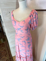 GoodNight Macaroon Pink Maxi Dress Size Small