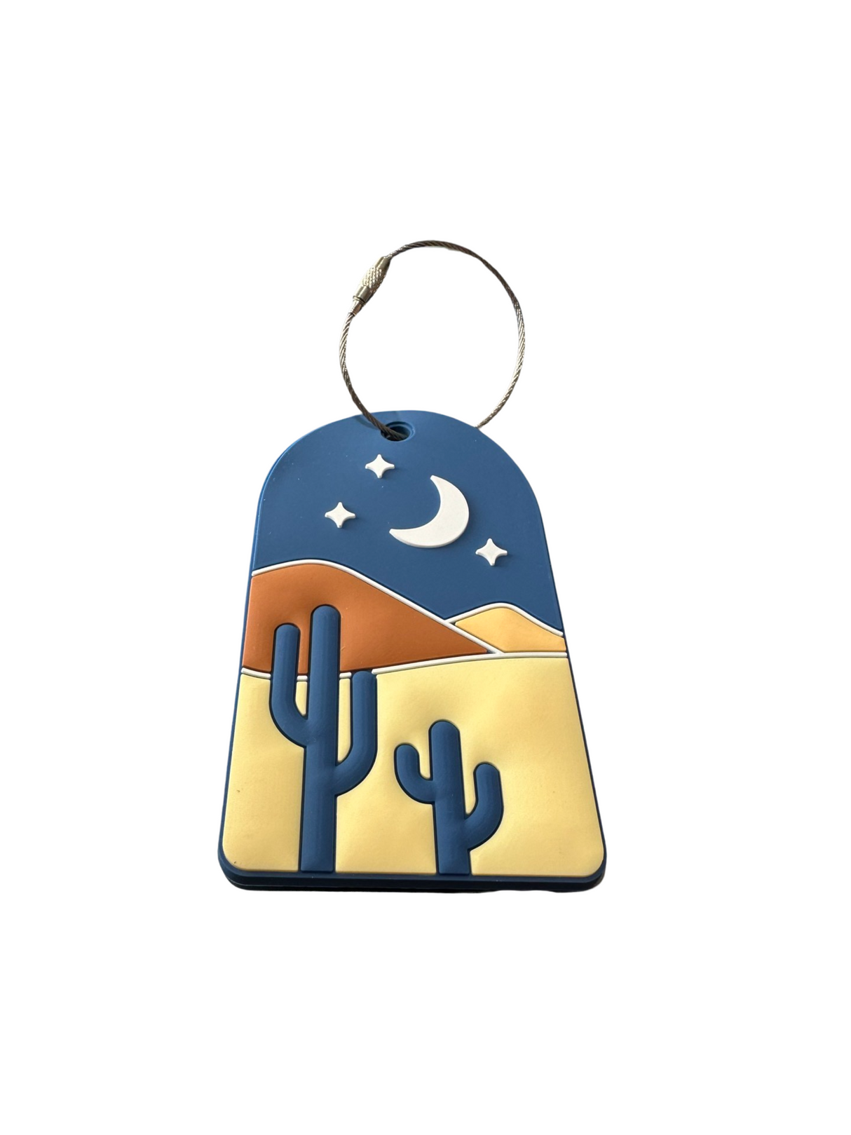 Wondering Moon Blue Sunset Luggage Tag