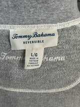 Tommy Bahama Reversible Grey Mens 1/4 Zip Pullover