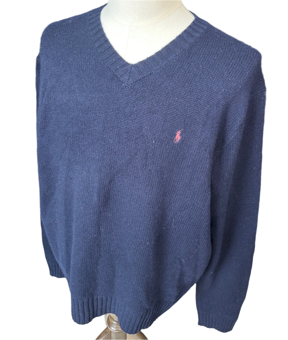 Polo Ralph Lauren 100% Lambs Wool Mens Vintage Sweater Size 2XL*