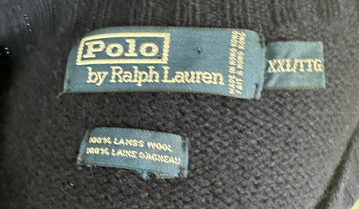 Polo Ralph Lauren 100% Lambs Wool Mens Vintage Sweater Size 2XL*