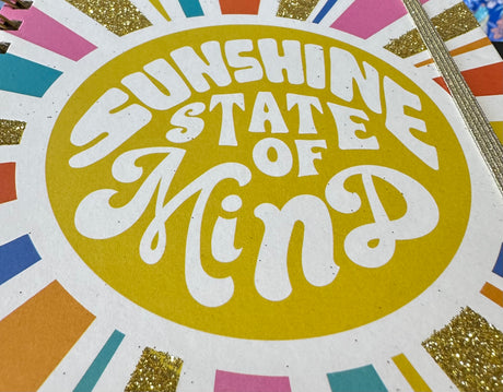 Sunshine State of Mind 100 page Spiral Bound Notebook