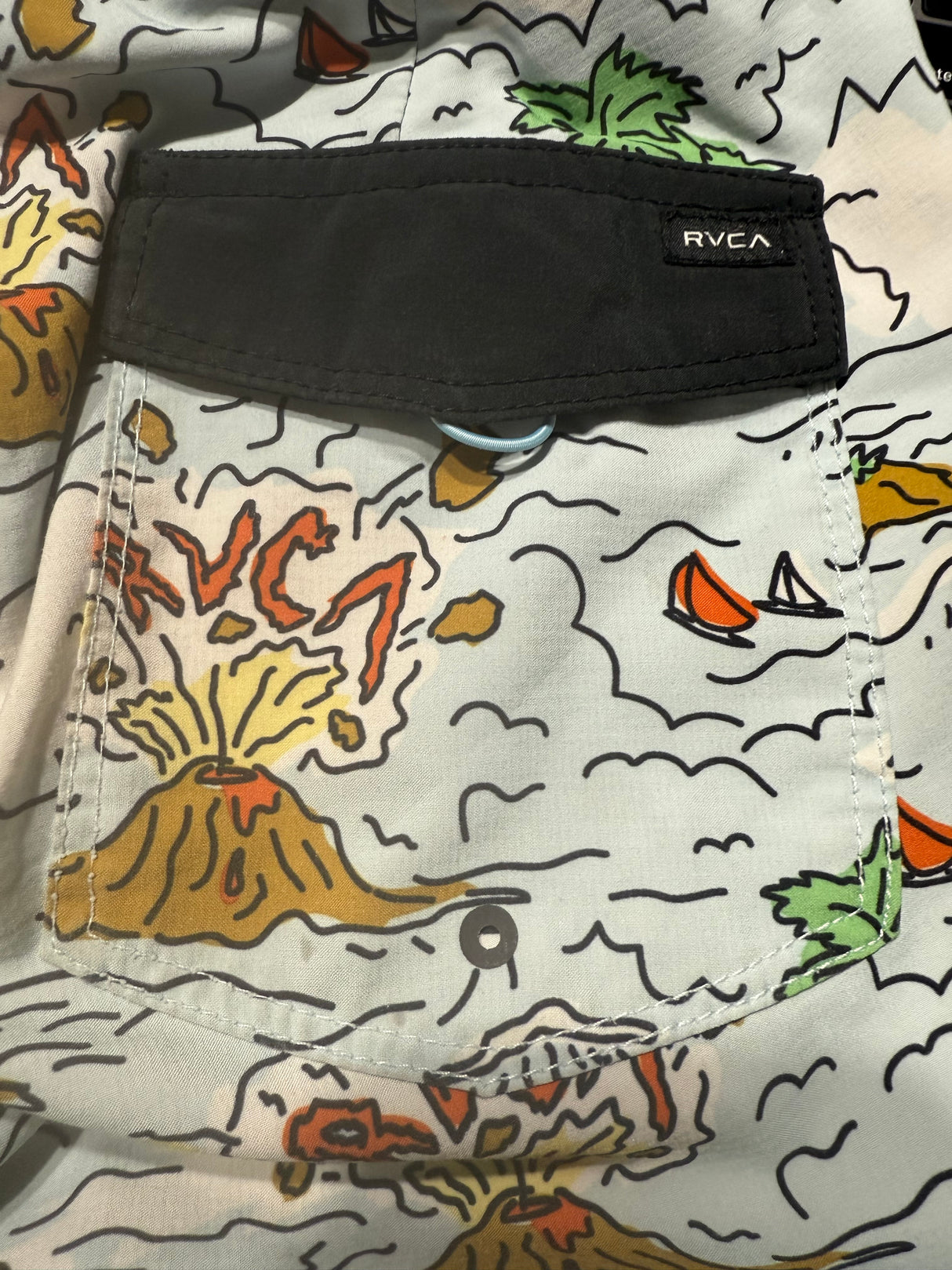 RVCA Skate & Surf Youth Boys Board Swim Vintage Shorts Waist 25" Medium*