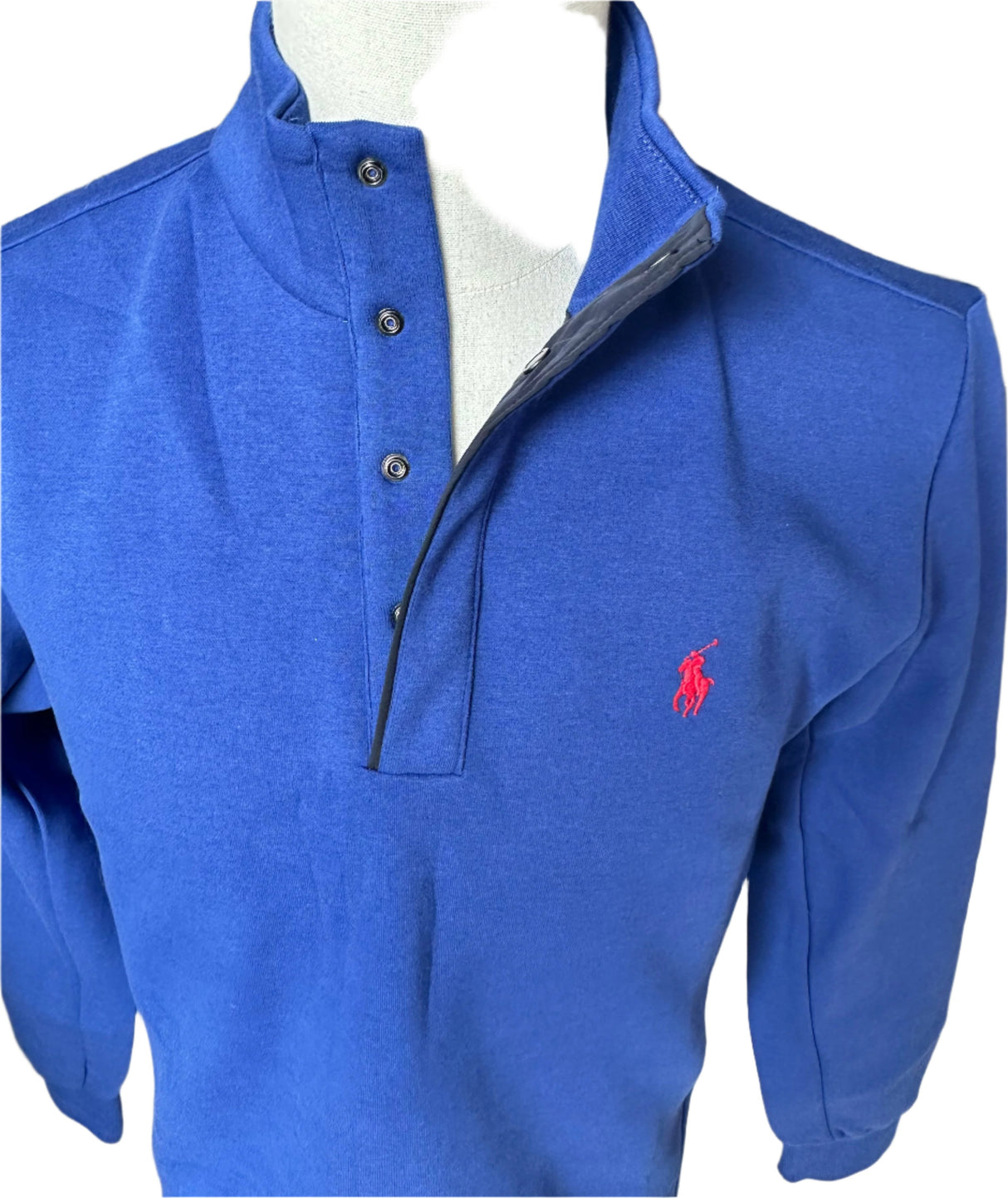 Polo Ralph Lauren Performance 1/4 Snap Button Mens Pullover Size Small