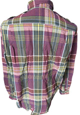 Polo by Ralph Lauren Military Trail Mens Long Sleeve Plaid Shirt Size Large