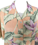 Tommy Bahama 100% Silk Womens Tropical Hawaiian Preloved Vintage Medium*