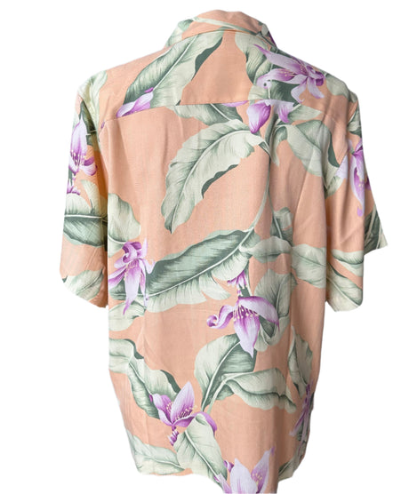 Tommy Bahama 100% Silk Womens Tropical Hawaiian Preloved Vintage Medium*